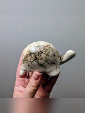 Native American horse hair pottery Turtle